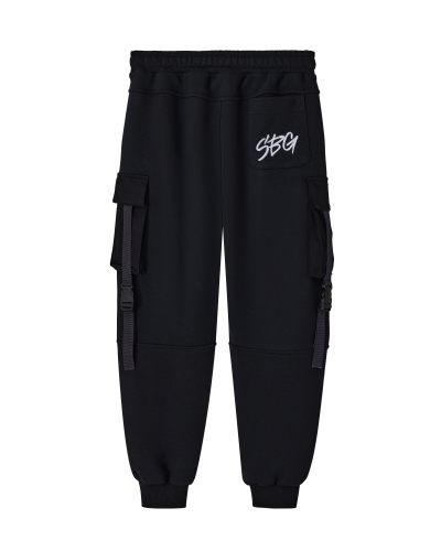 Брюки карго SMART BOYS GANG Nikasport, SBG55-B99-BLK, цвет черный